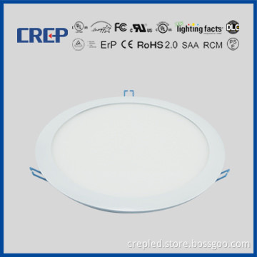 side emitting smd2835 slim led round panel light 8inch,dimmable, white